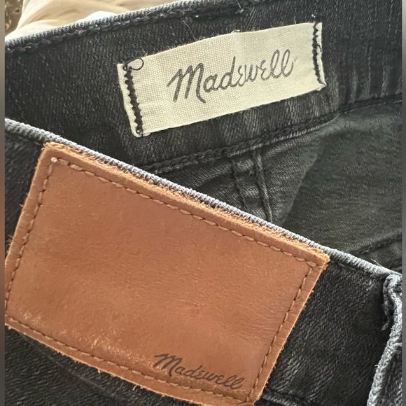 Madewell 9" High Rise Skinny Jeans in Black Frost Size 30 - Picture 8 of 8